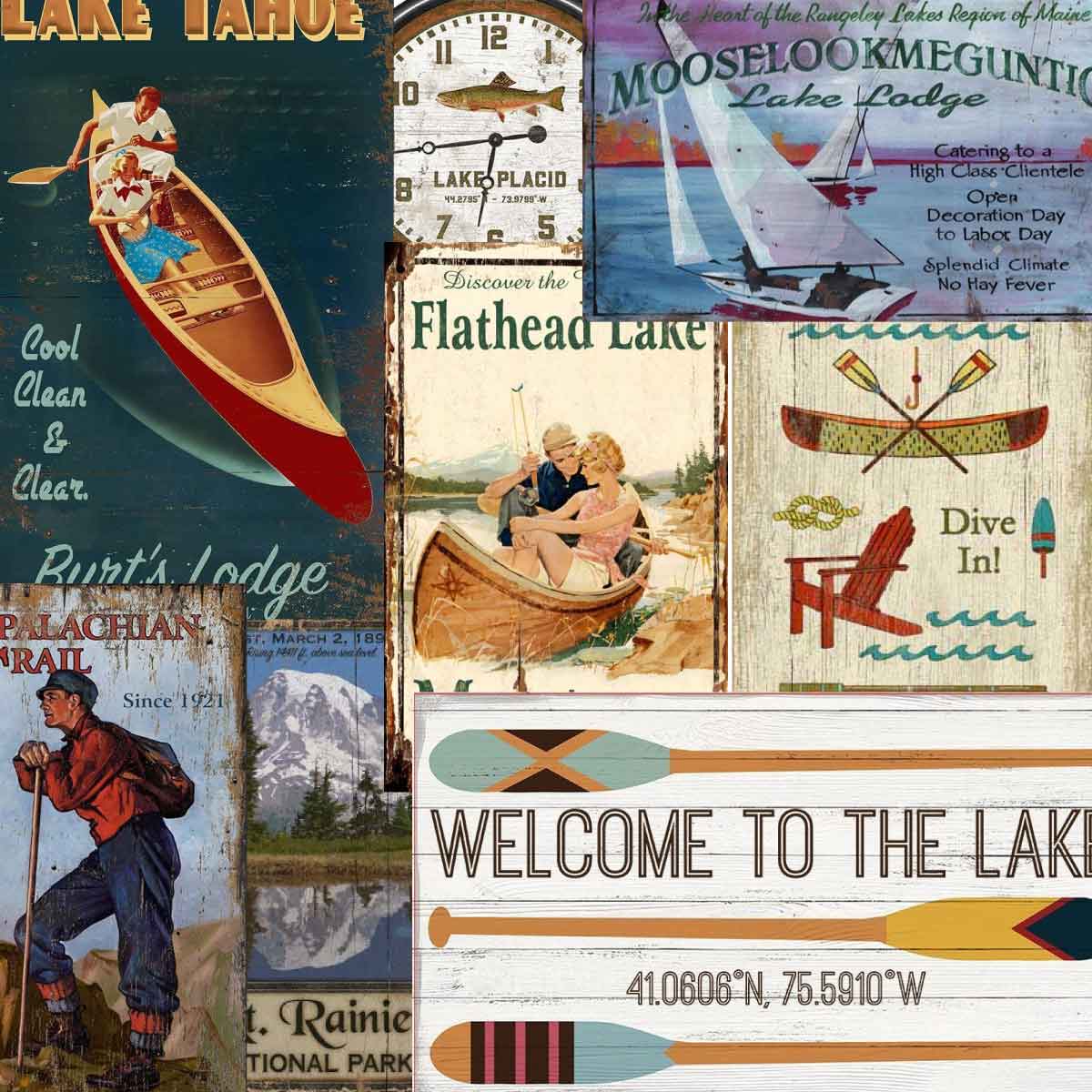 Lake House Wall Art