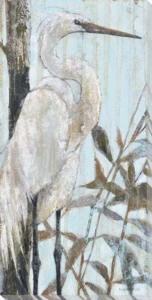 Fresh Water Egret I | Coastal | Portrait | Norman Wyatt Jr | Canvas Print