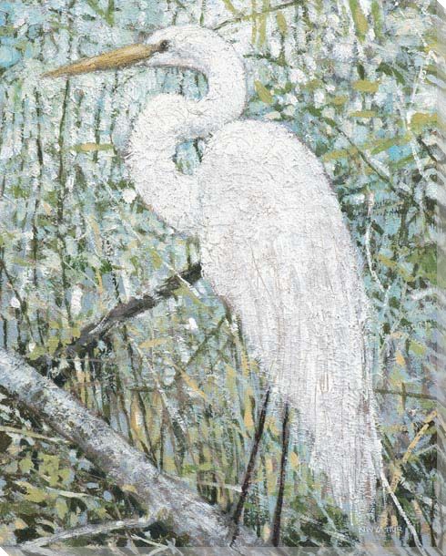 White Egret | Solitude | Coastal | Norman Wyatt Jr | Canvas Print