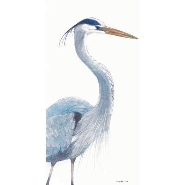 Blue Heron Pose I | Coastal | Portrait | Norman Wyatt Jr | Canvas Print