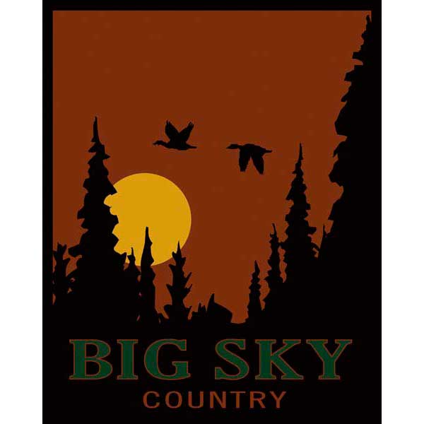 Western Wilderness | Big Sky Country | Portrait | Canvas Print