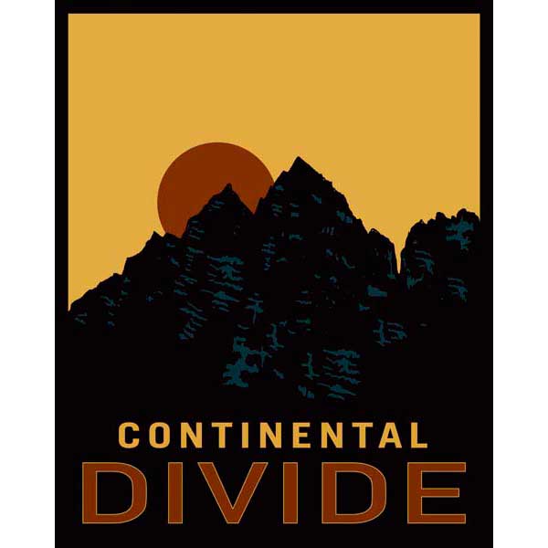 Western Wilderness | Continental Divide | Portrait | Canvas Print