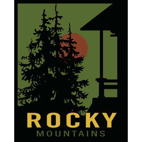 Western Wilderness | Rocky Mountains | Portrait | Canvas Print