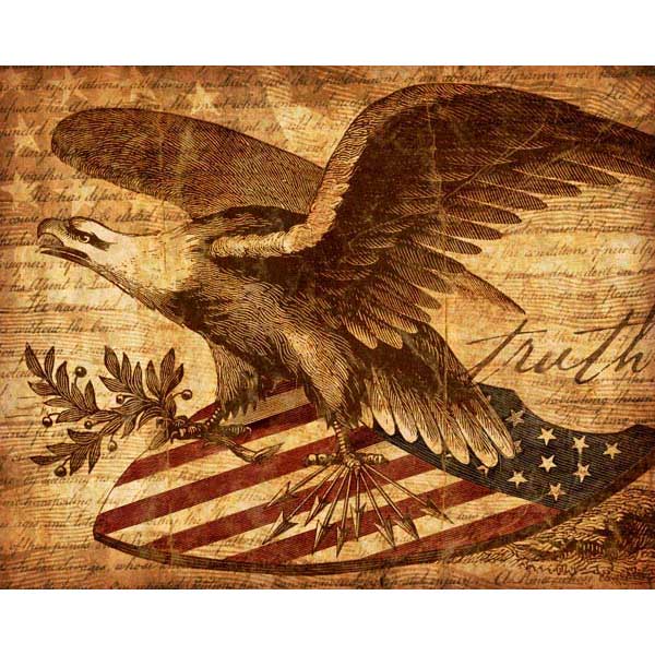 USA | Constitution | Truth | Patriotic | Canvas Print | Wall Art