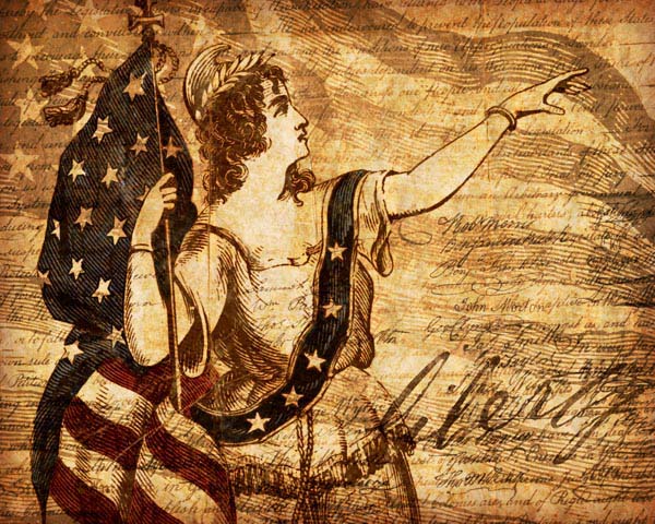 USA | Constitution | Liberty | Patriotic | Canvas Print | Wall Art