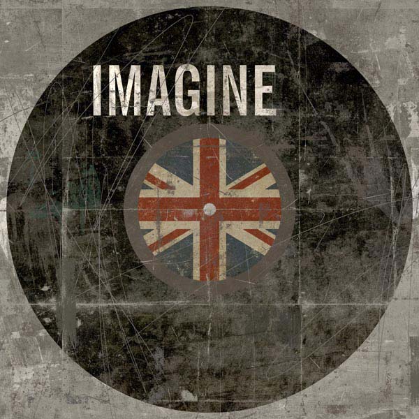 Pop Lyrics | Imagine | British | Wisdom | Canvas Print