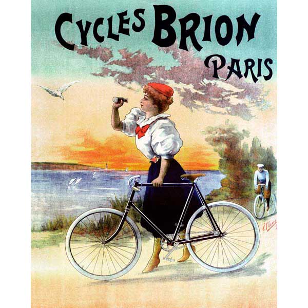 Cycles Brion Paris Bicycle Canvas Print