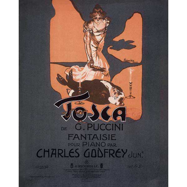 tosca opera print