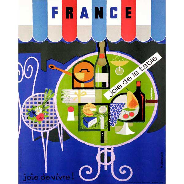 France-Joie de Vivre | France | Enjoyment of Life | Canvas Print