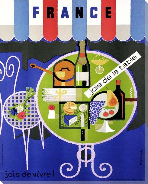 France-Joie de Vivre | France | Enjoyment of Life | Canvas Print