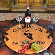 bistro round customizable serving tray