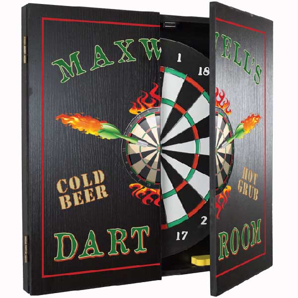 Dart Room custom cabinet