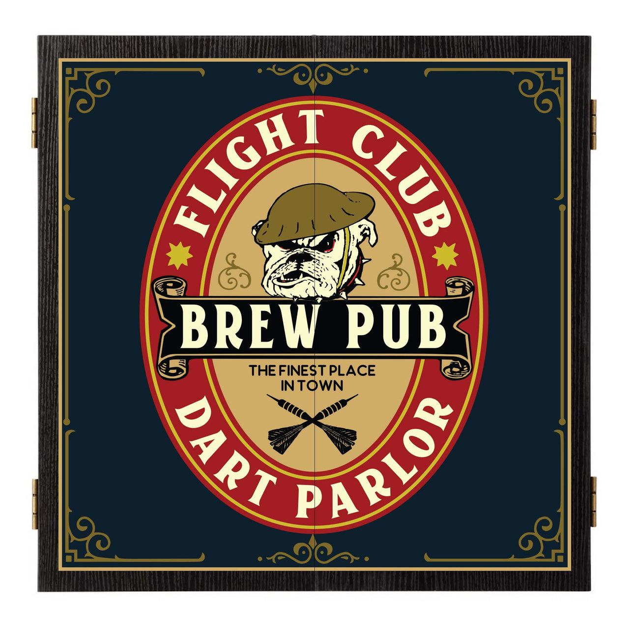 Brew pub dart room cabinet and set