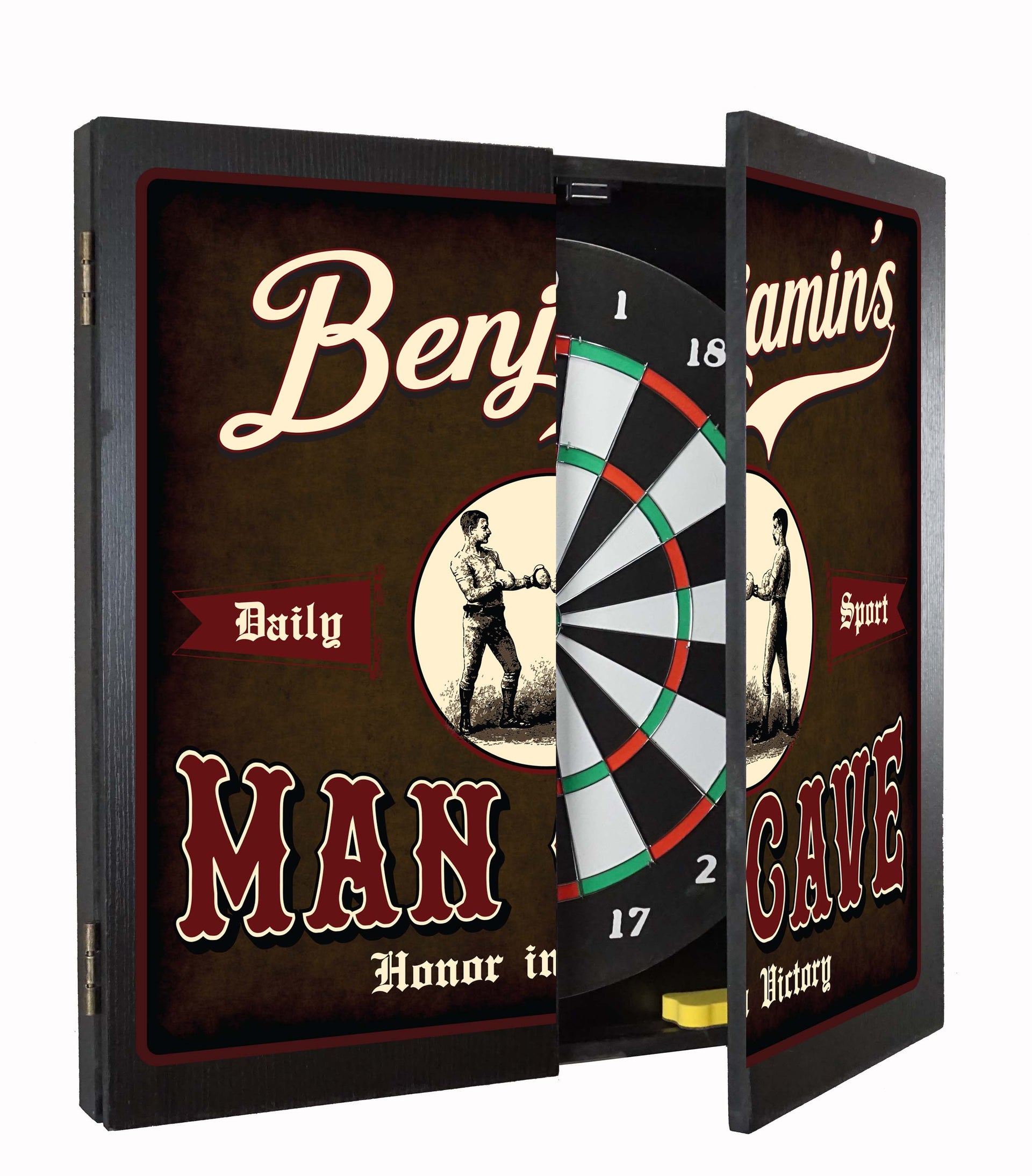 tough guys play darts