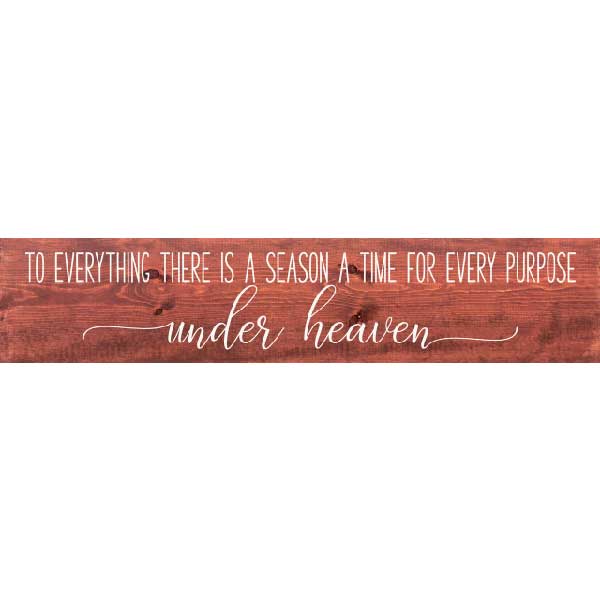 wood sign purpose under heaven