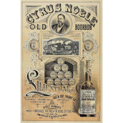 pre-prohibition spirits ad on wood sign