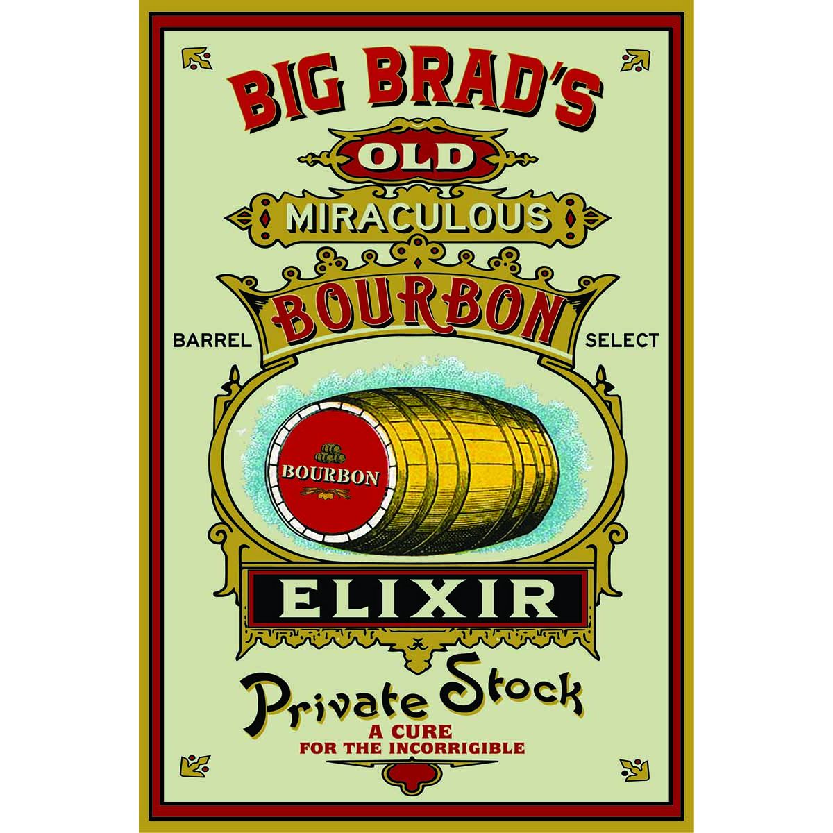 Bourbon | Wood Sign | Personalize It! | 3 Sizes | Vintage Style | Private Stock