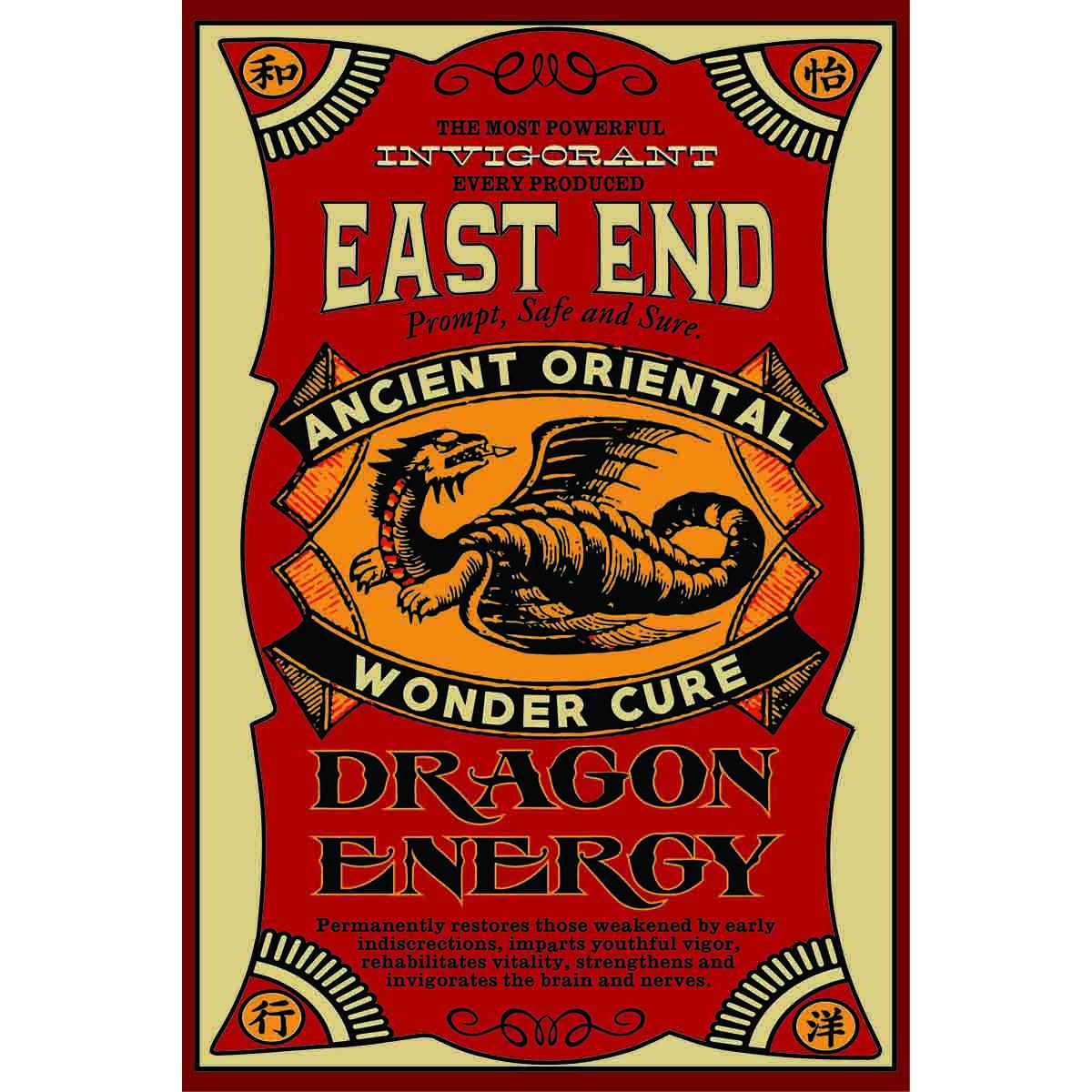 Dragon | Wood Sign | Personalize It! | 3 Sizes | Vintage Style | Wonder Cure