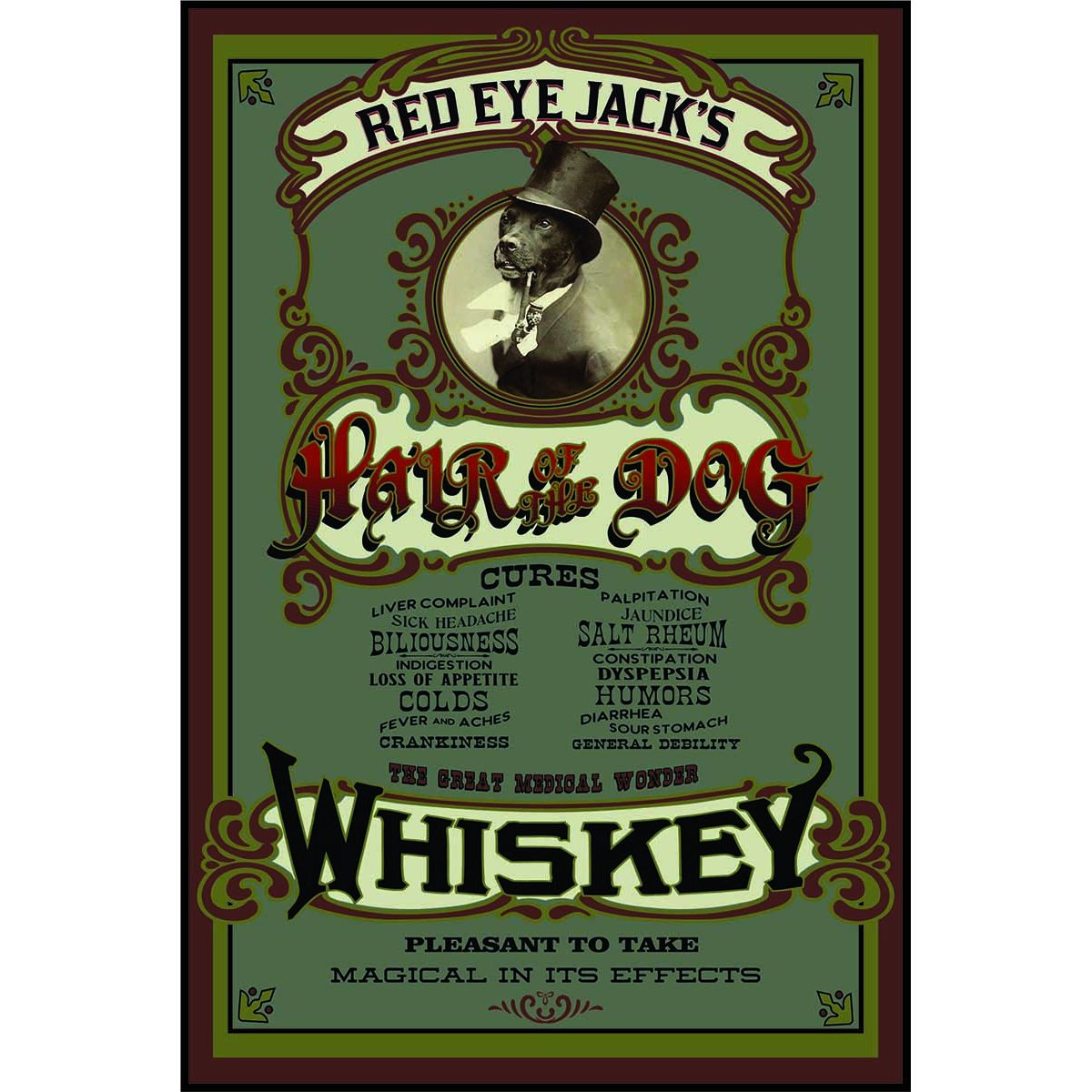 Hair of the Dog Whiskey | Wood Sign | Personalize It! | 3 Sizes | Vintage Style