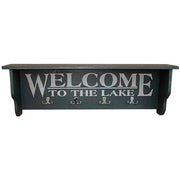 Welcome to the Lake coat rack