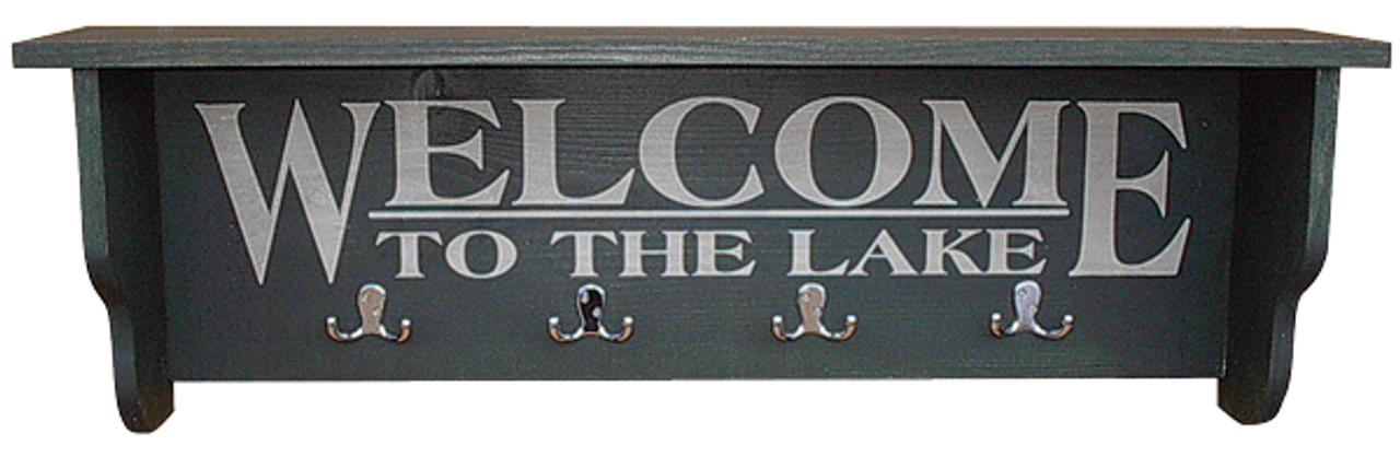 Coat rack with shelf Lake house