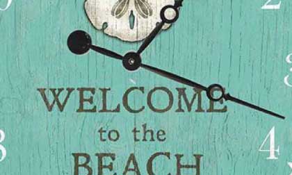beach themed wall art from Vintage Wood Signs