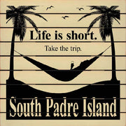 life is short wood slat sigh