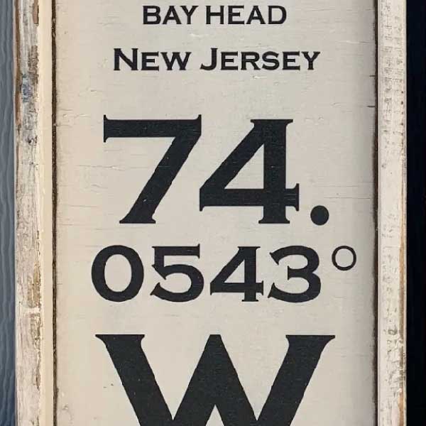 Nautical | Wood Sign | Framed | City State | Lat Long | Rustic | Personalize It!