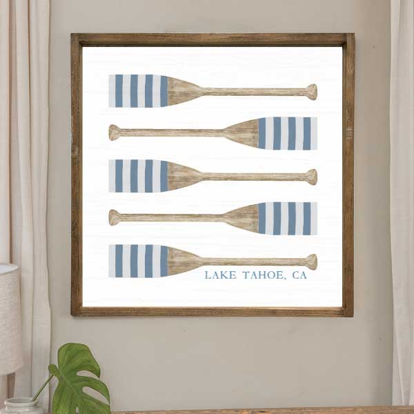 personalize with nautical themed wall art