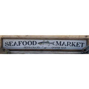 restaurant sign oyster bar and seafood