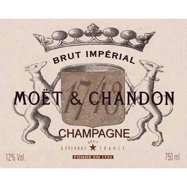 Champagne Label | Moet & Chandon | France | Canvas Print
