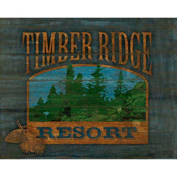 Timber Ridge | Resort | Mountains | Western | Canvas Print