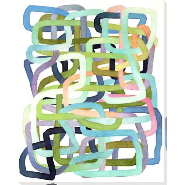 Twisted Strings I | Abstract | Wall Art | Canvas Print