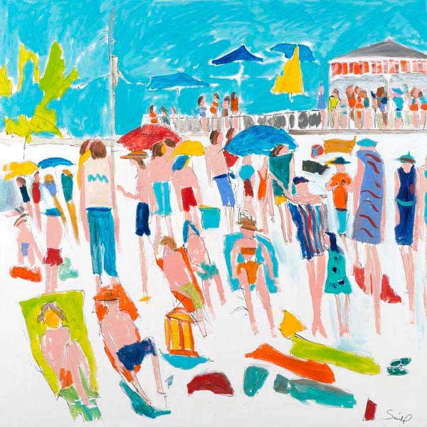 Beach | Summer | Beach Day | Richard Seidel | Canvas Print