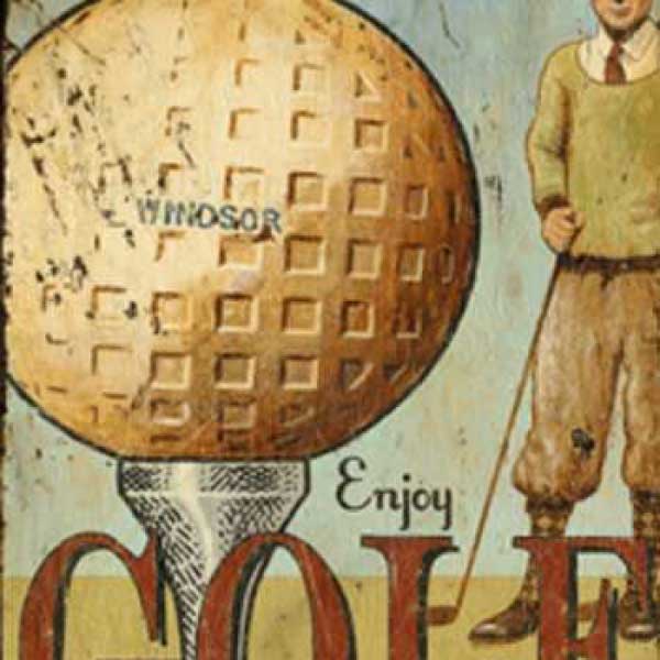 Golf | Life Well Lived | Vintage Wood Sign | Enjoy | 1928 | Personalize It!