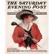 golfer on cover of The Saturday Evening Post in 1915