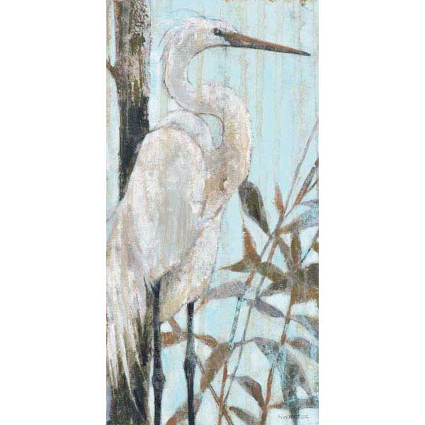 Fresh Water Egret I | Coastal | Portrait | Norman Wyatt Jr | Canvas Print