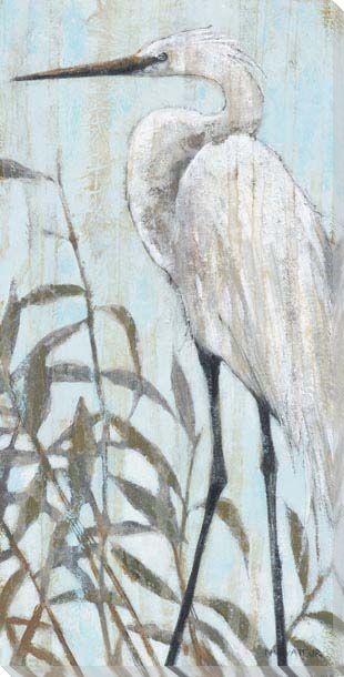 Fresh Water Egret II | Coastal | Portrait | Norman Wyatt Jr | Canvas Print