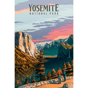 wood sign for Yosemite National Park