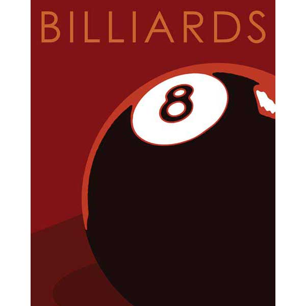 Billiards | 8  Ball | Game Room | Pool | Canvas Print