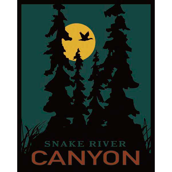 Western Wilderness | Snake River Canyon | Portrait | Canvas Print