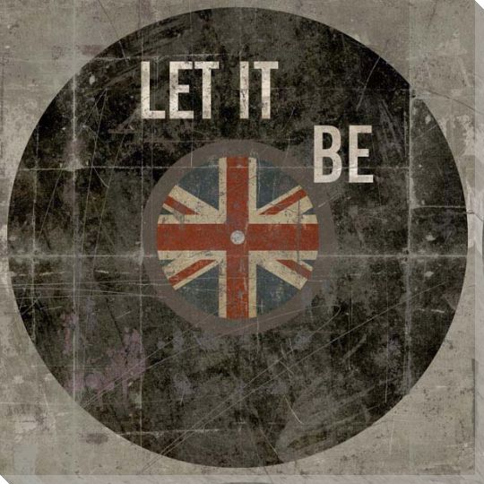Pop Lyrics | Let It Be | British | Wisdom | Canvas Print