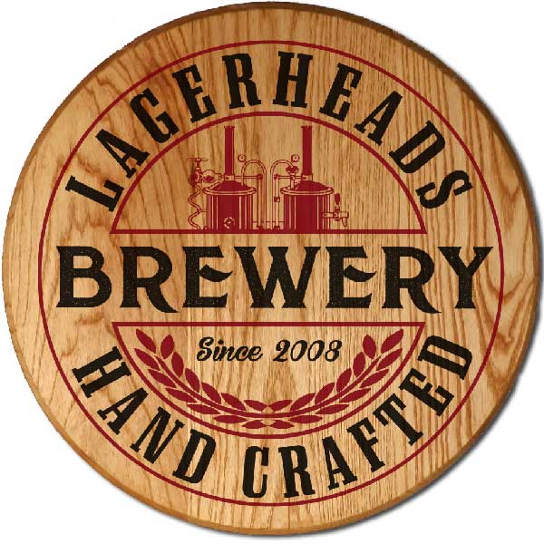 wood sign for your Brewery or brew pub