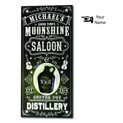 personalize this saloon sign; distillery