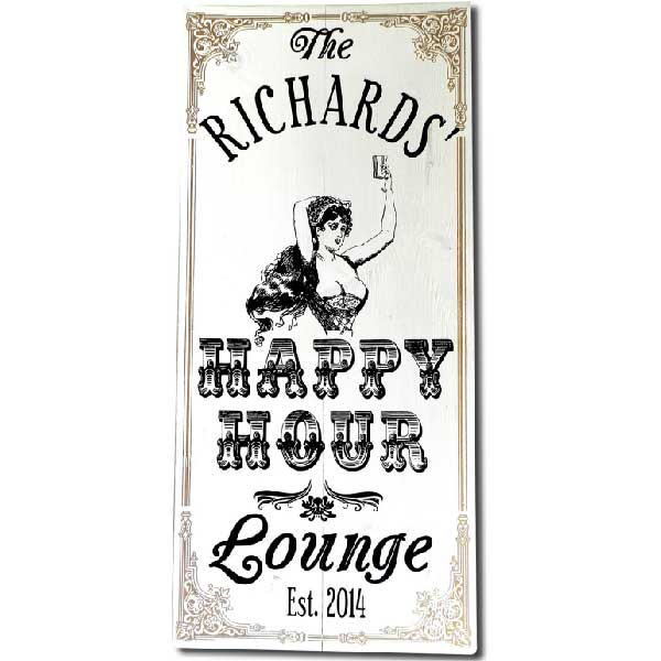 happy hour lounge wall decor for home bar