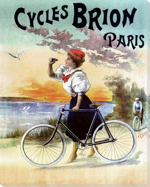 Cycles Brion | Paris | Bicycle | Canvas Print
