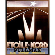 pullman train french vintage ad