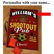 personalize your bean bag toss game