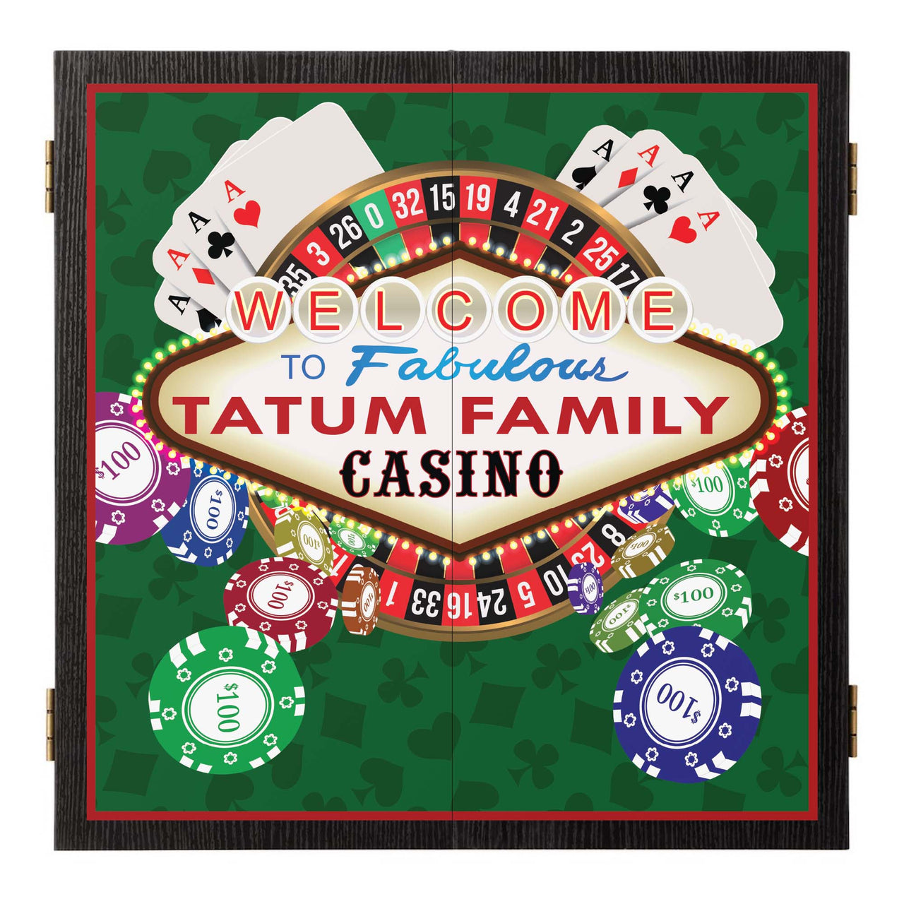 welcome to fabulous family casino dartboard