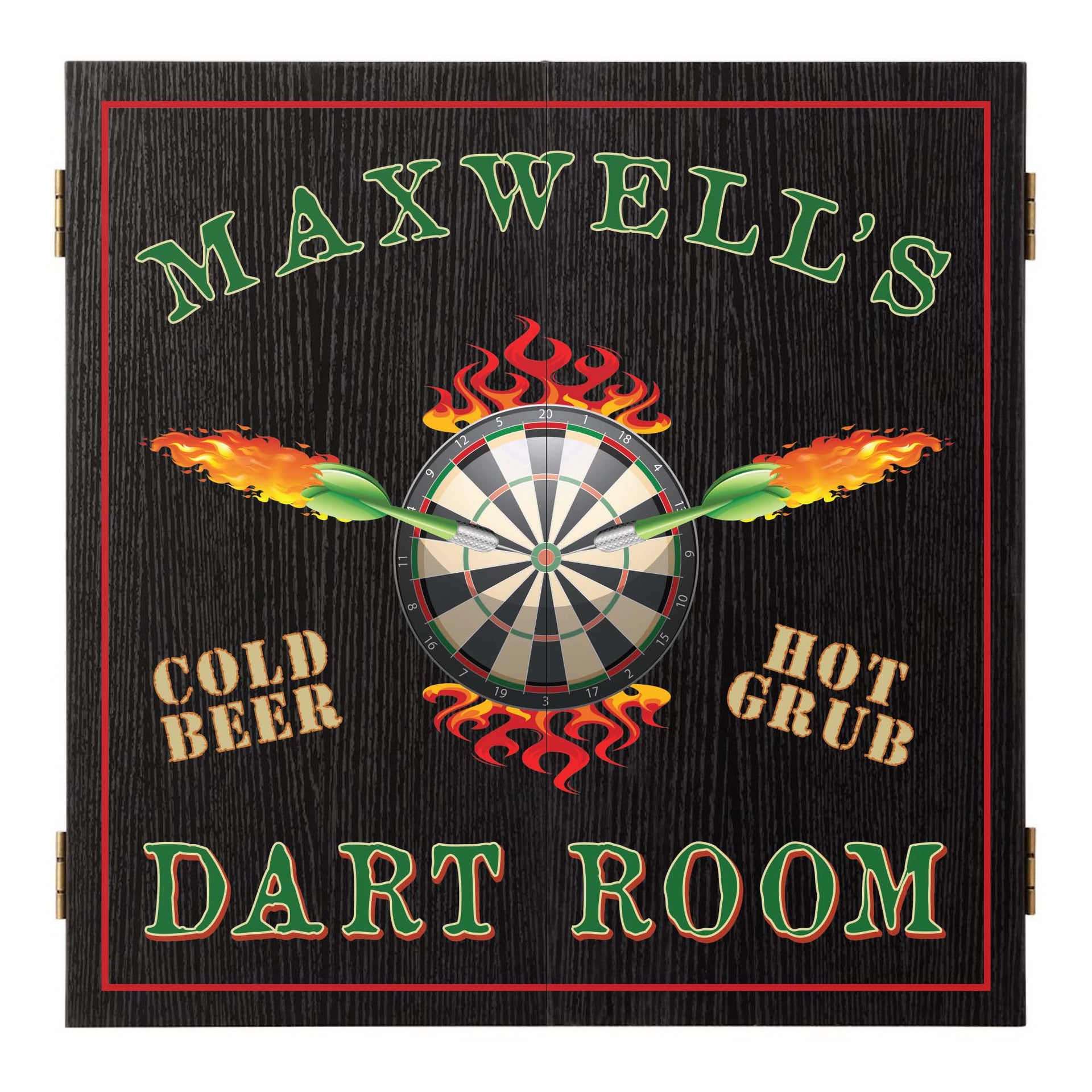 dart room bar dartboard cabinet